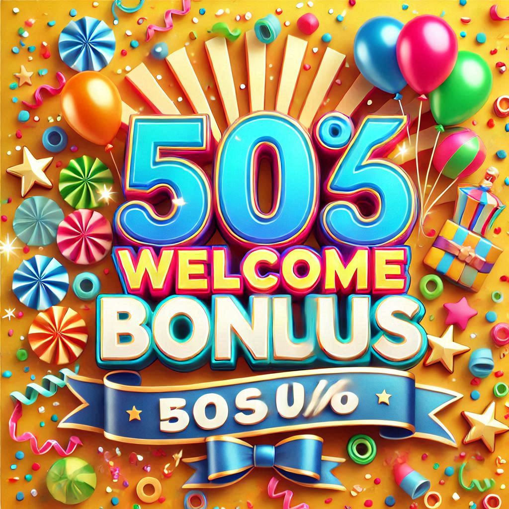 50% Welcome Bonus